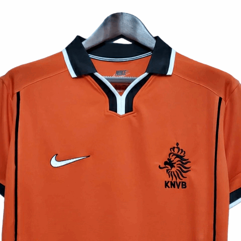 Camisa Holanda Titular 1998 - Retrô - Central das Camisas