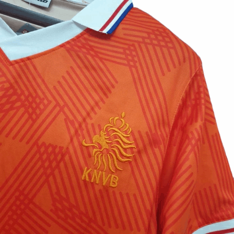 Camisa Holanda Titular 1991 - Retrô - Central das Camisas