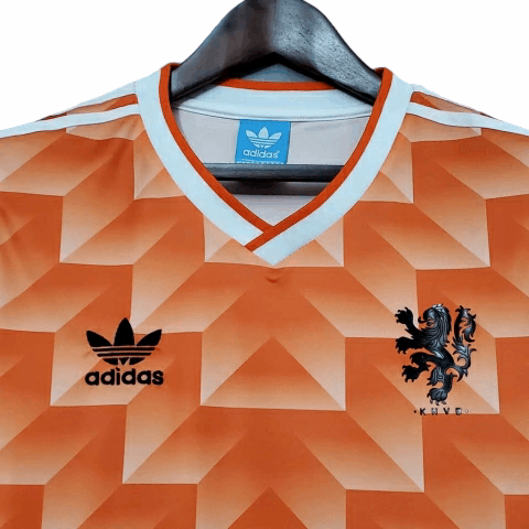 Camisa Holanda Titular 1988 - Retrô - Central das Camisas