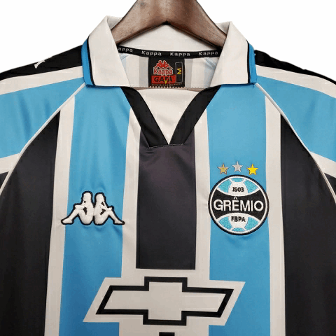 Camisa Grêmio Titular 2000 - Retrô - Central das Camisas