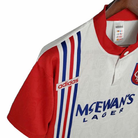 Camisa Glasgow Rangers Visitante 96/97 - Retrô - Central das Camisas