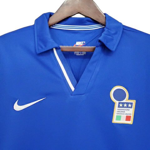 Camisa Itália Titular 1998 - Retrô - Central das Camisas