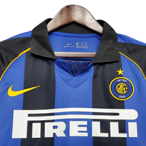 Camisa Inter de Milão Titular 01/02 - Retrô