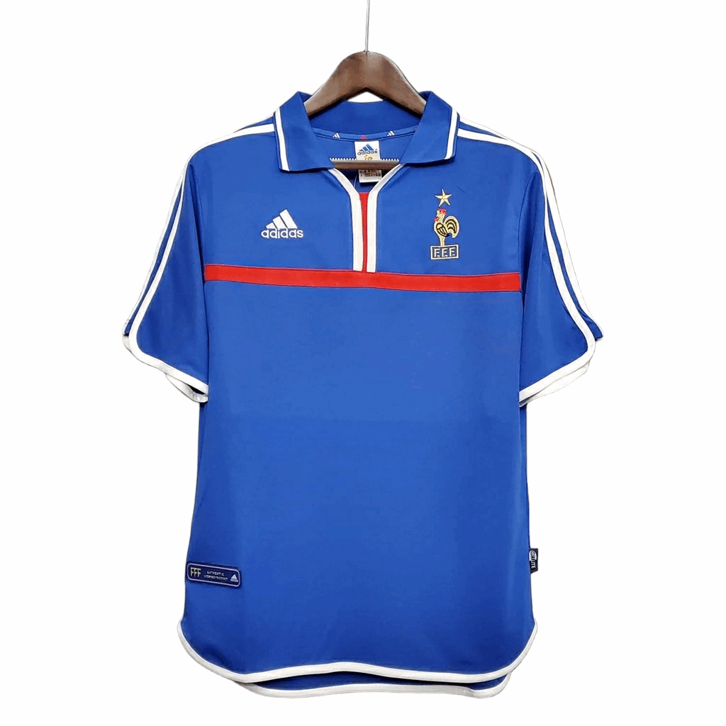 Camisa França Titular 2000 - Retrô - Central das Camisas
