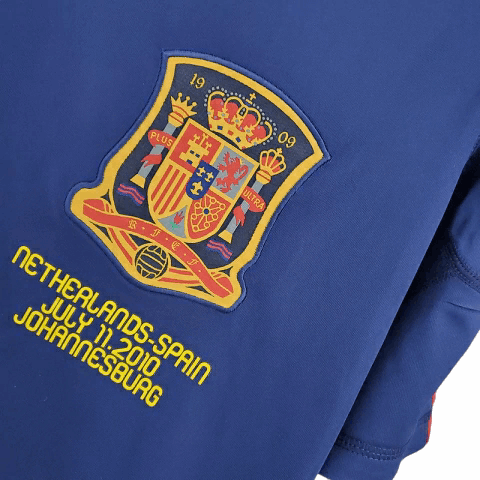 Camisa Espanha Visitante 2010 - Retrô - Central das Camisas