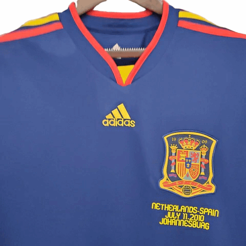 Camisa Espanha Visitante 2010 - Retrô - Central das Camisas