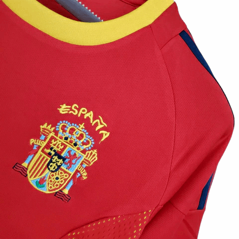 Camisa Espanha Titular 2002 - Retrô - Central das Camisas