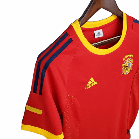 Camisa Espanha Titular 2002 - Retrô - Central das Camisas