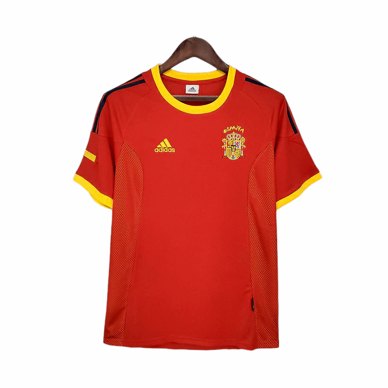 Camisa Espanha Titular 2002 - Retrô - Central das Camisas