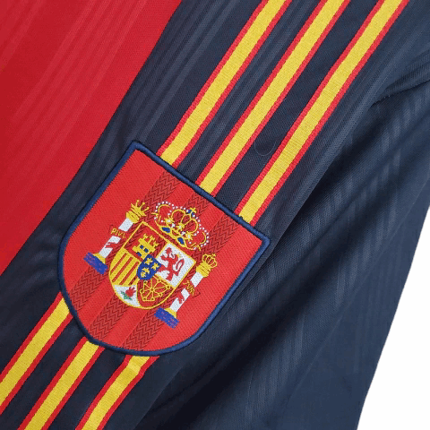 Camisa Espanha Titular 1996 - Retrô - Central das Camisas