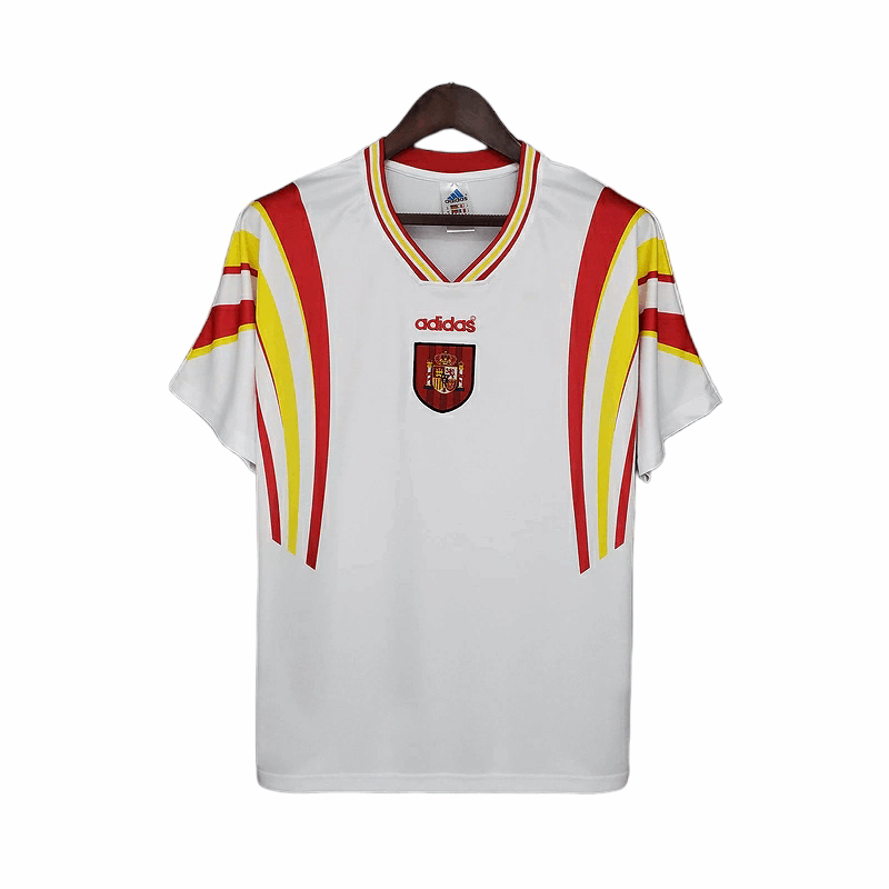 Camisa Espanha Visitante 1996 - Retrô - Central das Camisas