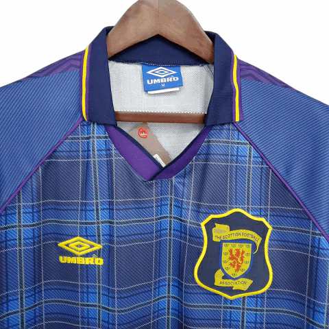 Camisa Escócia Titular 94/96 - Retrô - Central das Camisas