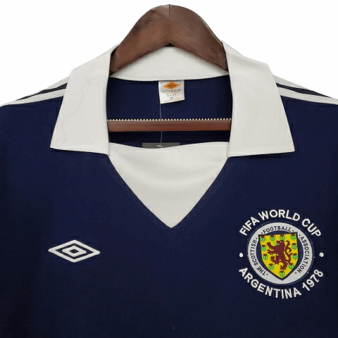 Camisa Escócia Titular 1978 - Retrô - Central das Camisas