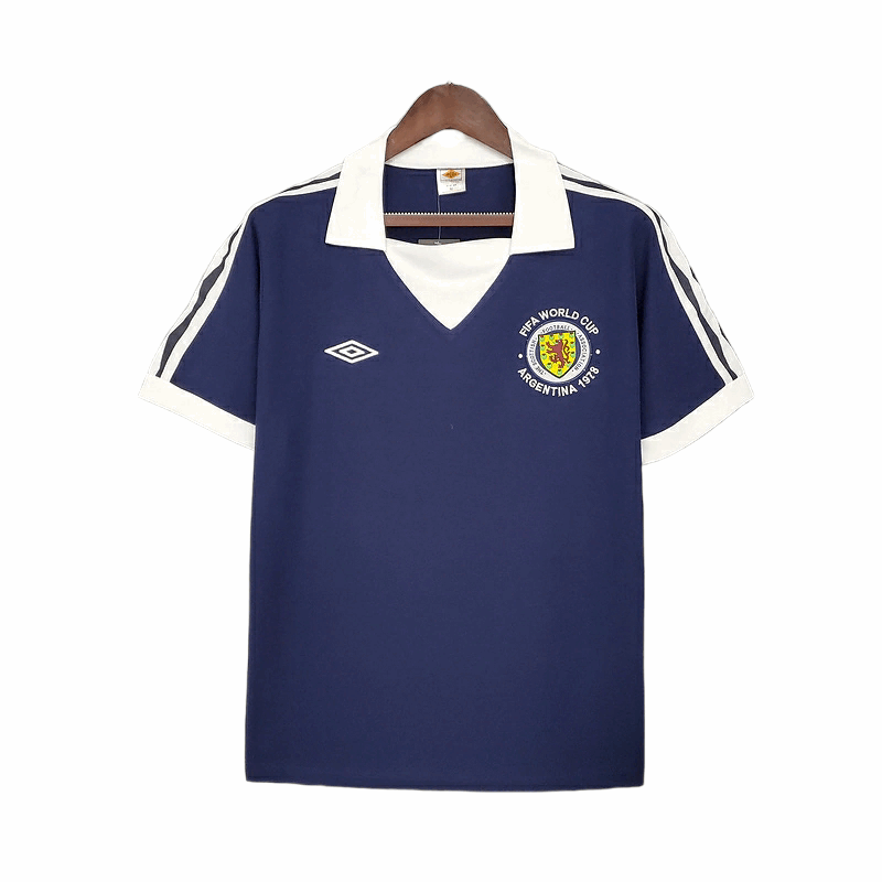 Camisa Escócia Titular 1978 - Retrô - Central das Camisas