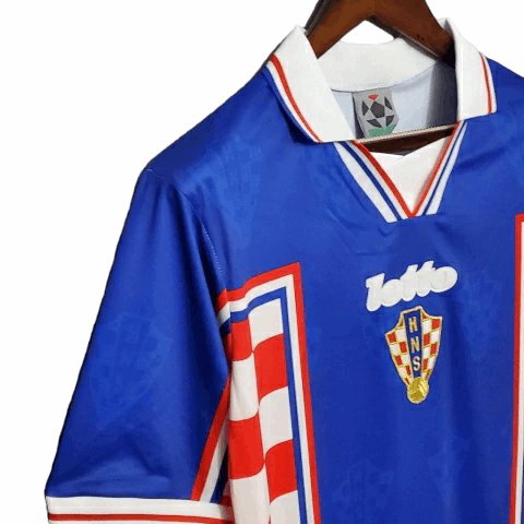 Camisa Croácia Titular 1998 - Retrô - Central das Camisas