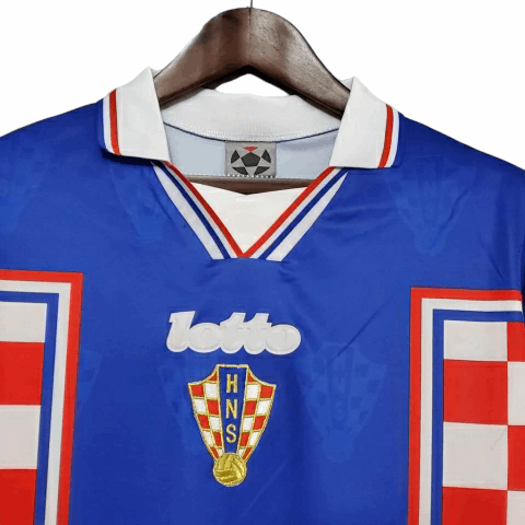 Camisa Croácia Titular 1998 - Retrô - Central das Camisas