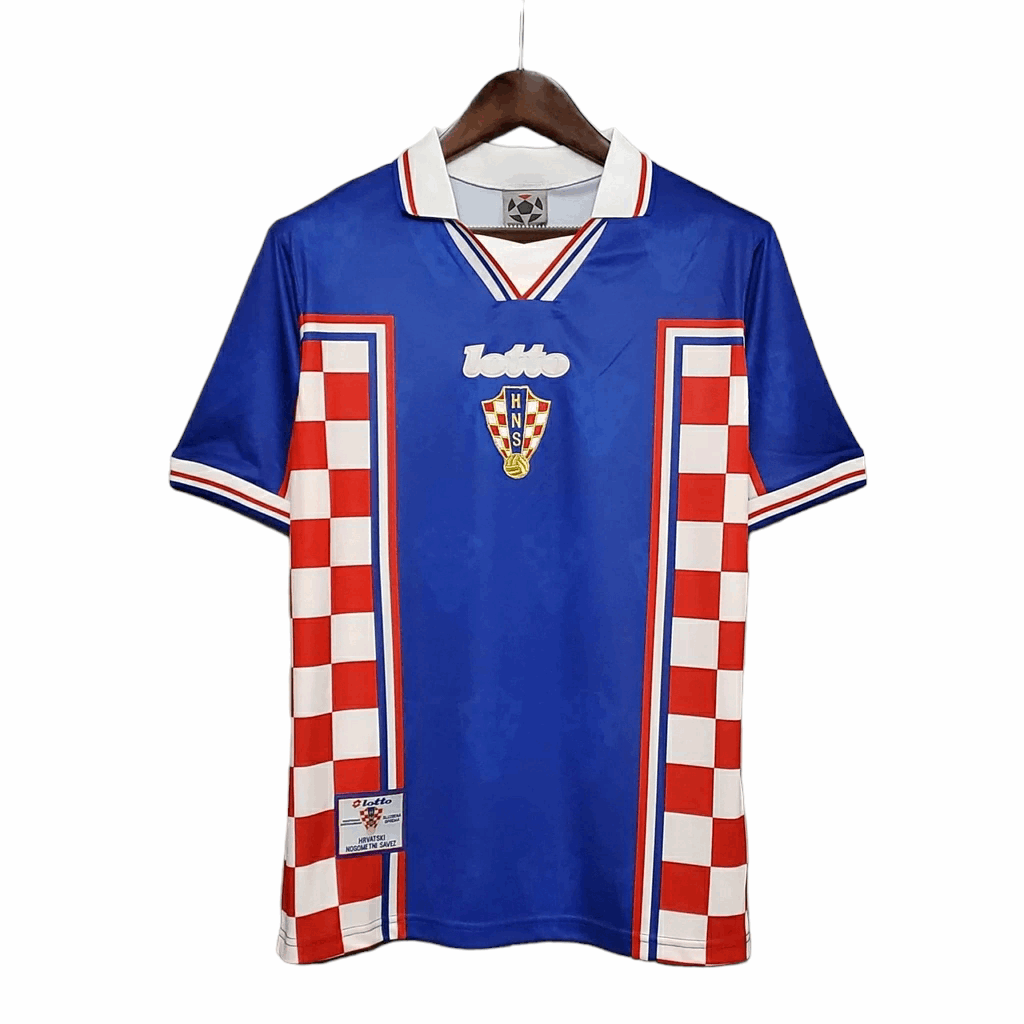 Camisa Croácia Titular 1998 - Retrô - Central das Camisas