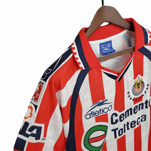 Camisa Chivas Guadalajara Titular 99/00 - Retrô - Central das Camisas
