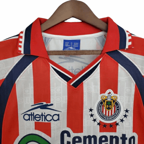 Camisa Chivas Guadalajara Titular 99/00 - Retrô - Central das Camisas