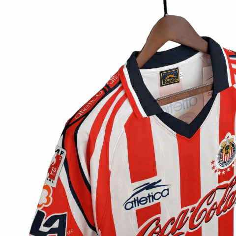 Camisa Chivas Guadalajara Titular 98/99 - Retrô - Central das Camisas