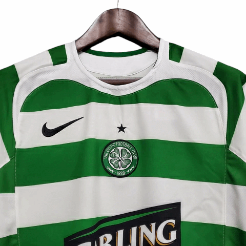 Camisa Celtic Titular 05/06 - Retrô - Central das Camisas