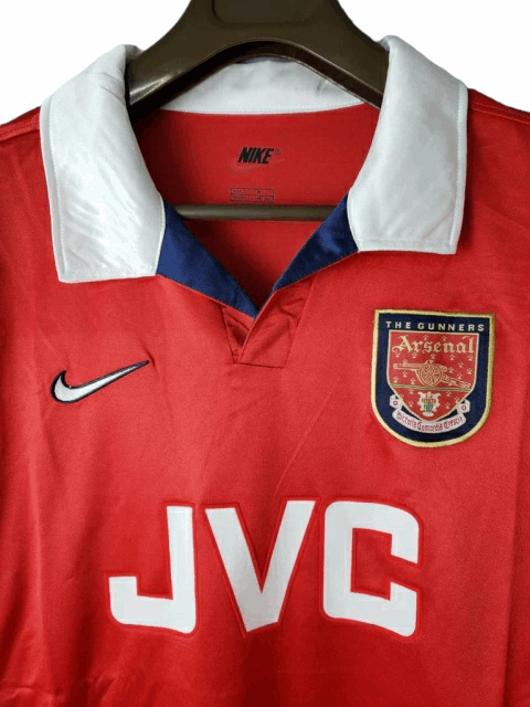 Camisa Arsenal Titular 1998 - Retrô - Central das Camisas