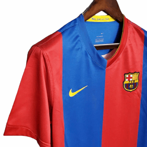 Camisa Barcelona Titular 06/07 - Retrô - Central das Camisas