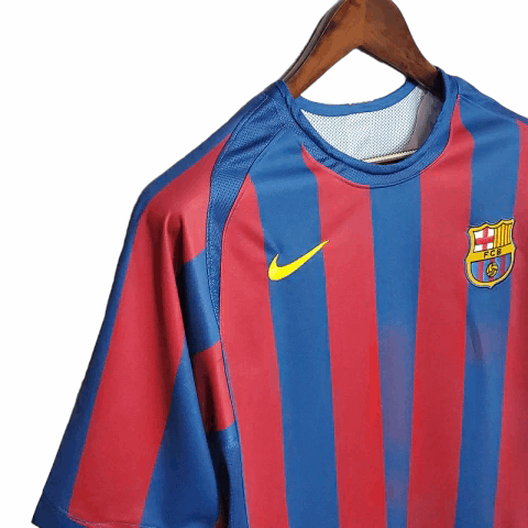 Camisa Barcelona Titular 2006 - Retrô - Central das Camisas