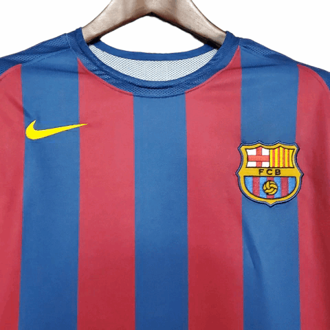 Camisa Barcelona Titular 2006 - Retrô - Central das Camisas