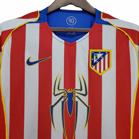 Camisa Atlético de Madrid Titular 04/05 - Retrô - Central das Camisas