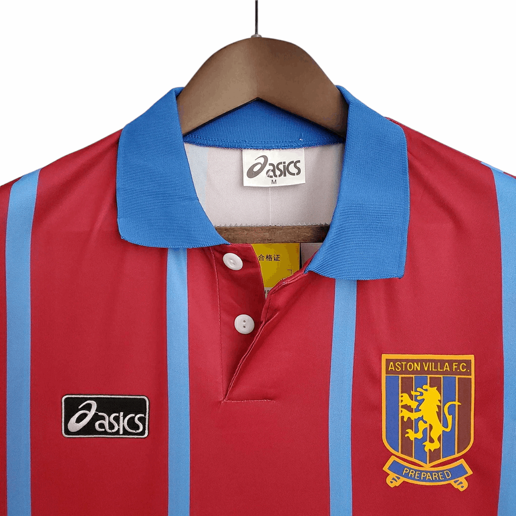 Camisa Aston Villa Titular 93/95 - Retrô - Central das Camisas