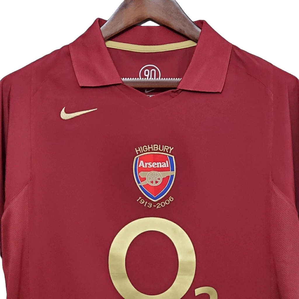 Camisa Arsenal Titular 05/06 - Retrô - Central das Camisas