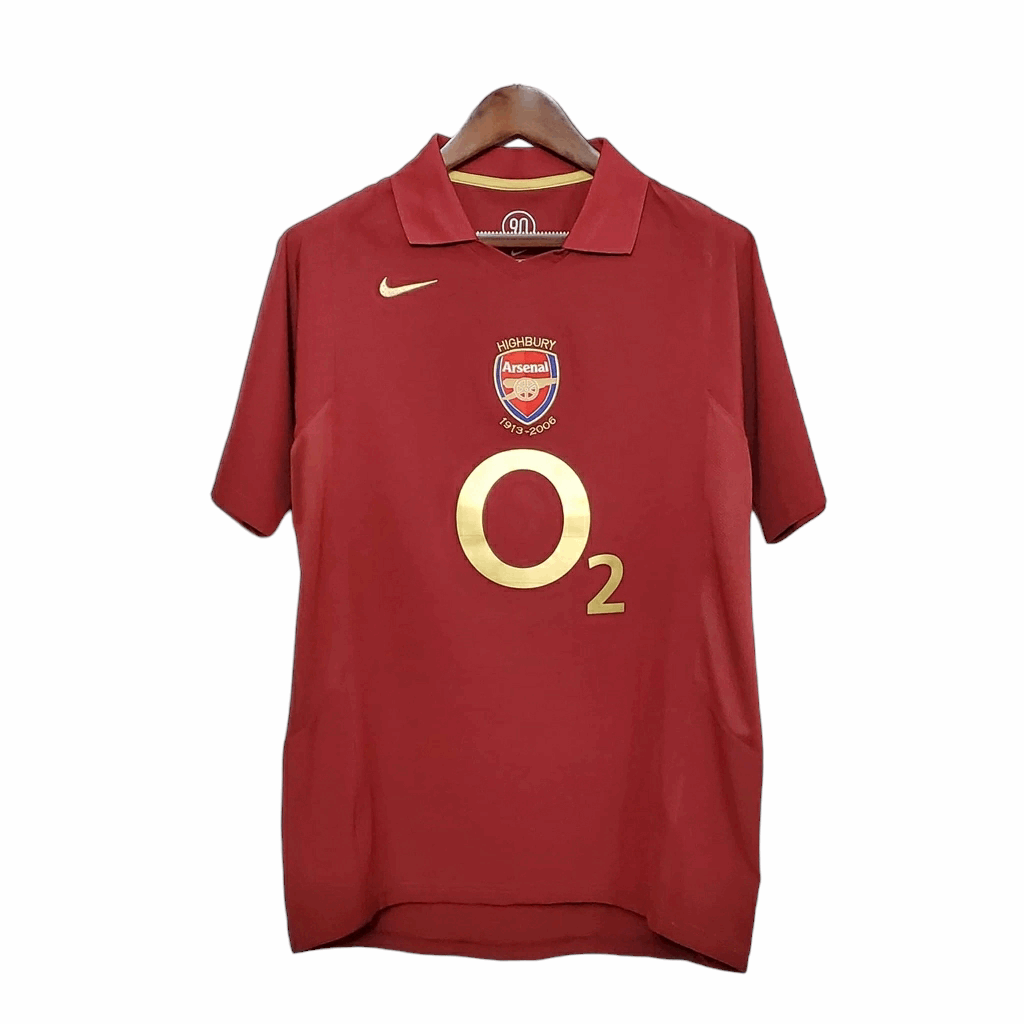 Camisa Arsenal Titular 05/06 - Retrô - Central das Camisas