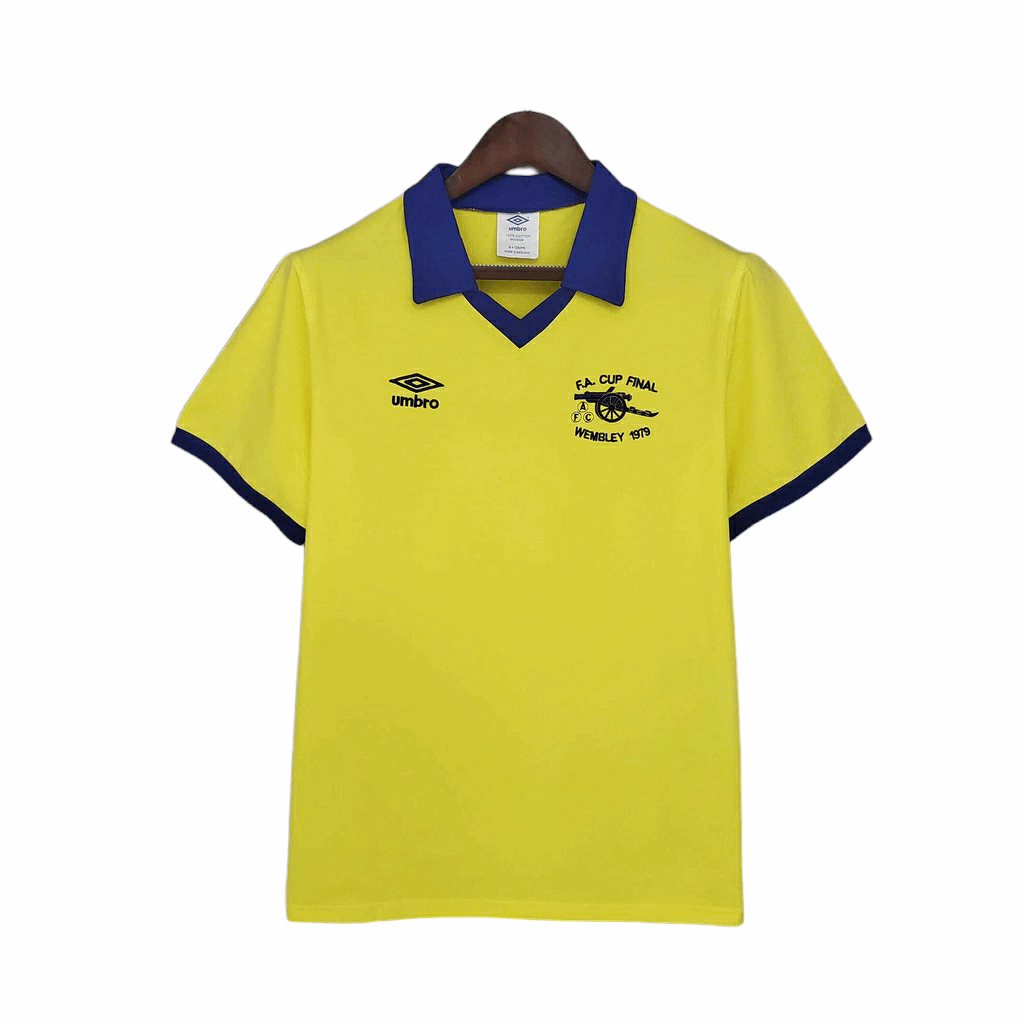 Camisa Arsenal Visitante 71/79 - Retrô - Central das Camisas