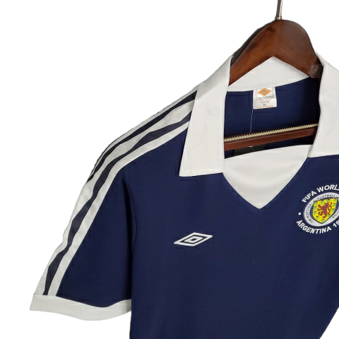 Camisa Escócia Titular 1978 - Retrô - Central das Camisas