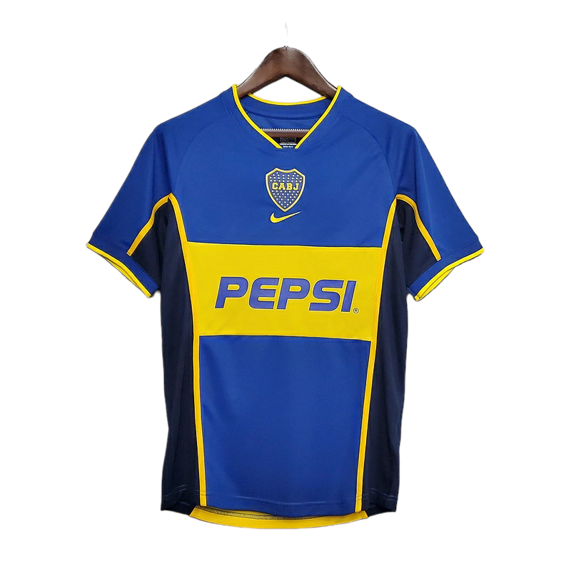 Camisa Boca Juniors Titular 2002 - Retrô - Central das Camisas
