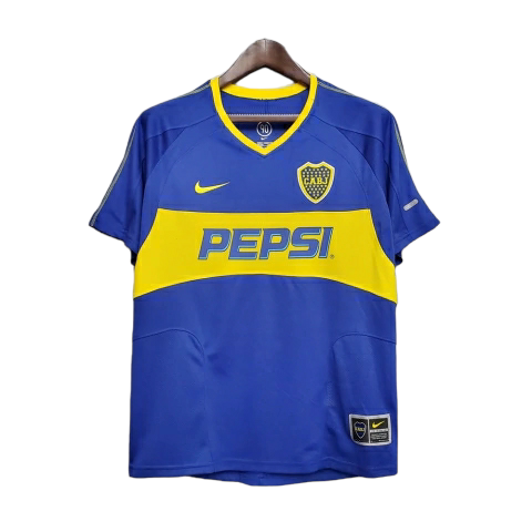 Camisa Boca Juniors Titular 03/04 - Retrô - Central das Camisas