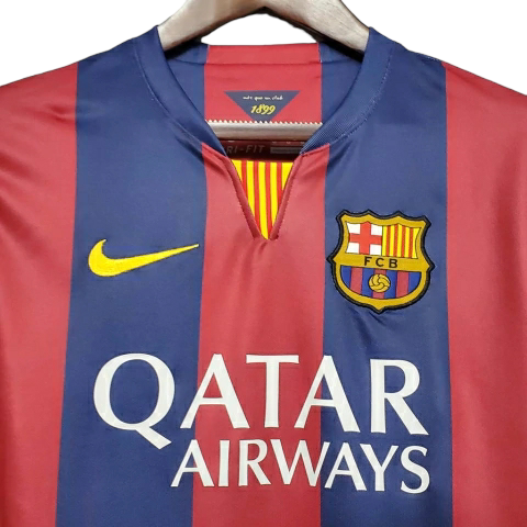 Camisa Barcelona Titular 14/15 - Retrô - Central das Camisas