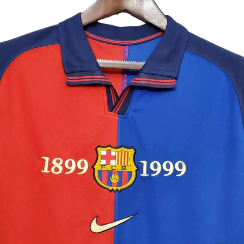 Camisa Barcelona 100 Anos 1999 - Retrô