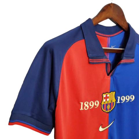 Camisa Barcelona 100 Anos 1999 - Retrô