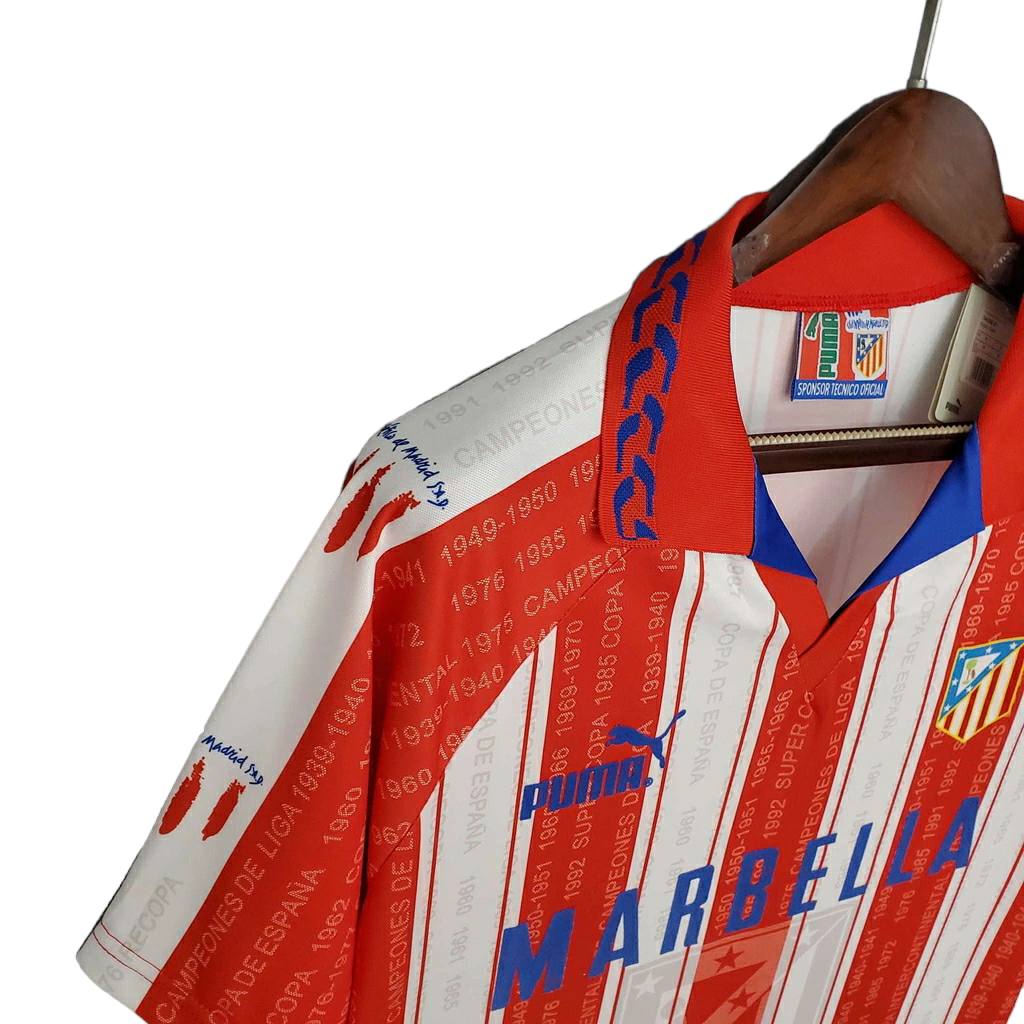 Camisa Atlético de Madrid Titular 95/96 - Retrô
