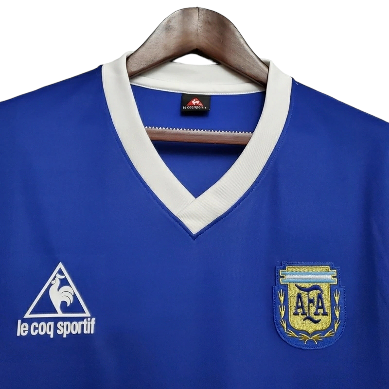 Camisa Argentina Visitante 1986 - Retrô