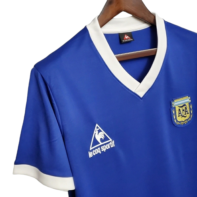 Camisa Argentina Visitante 1986 - Retrô