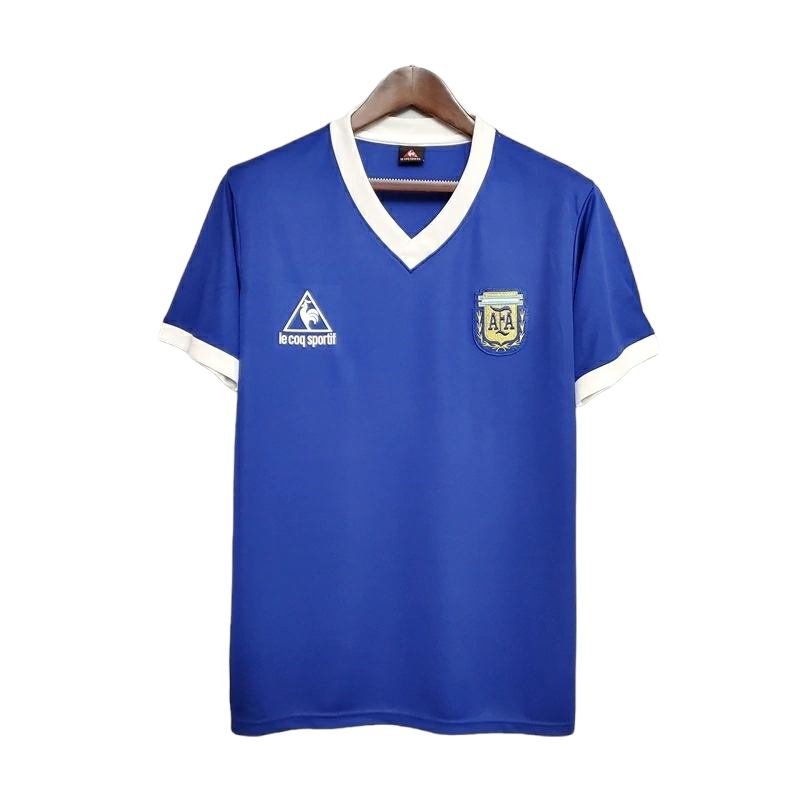 Camisa Argentina Visitante 1986 - Retrô