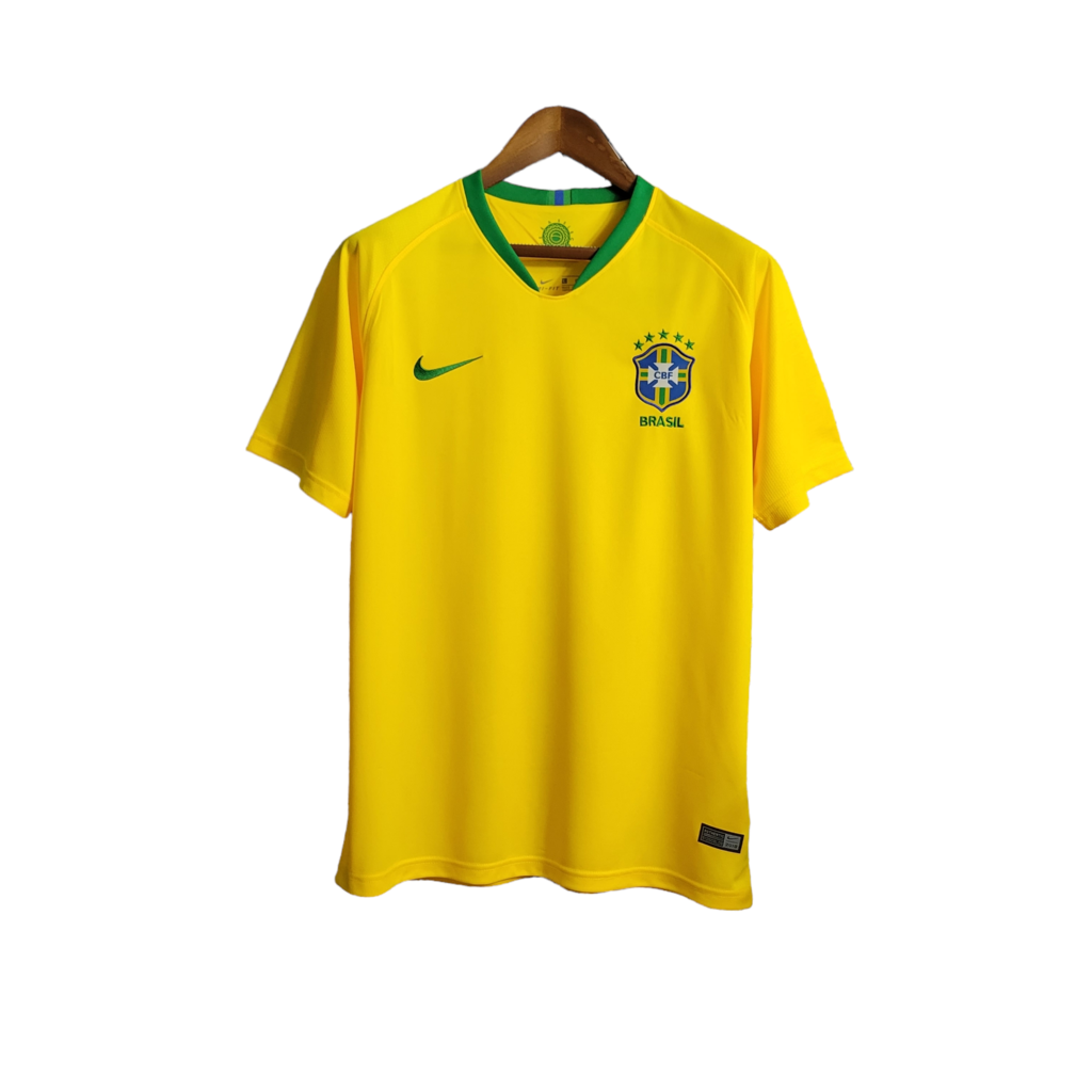 Camisa Brasil Titular 18/19 - Torcedor - Central das Camisas