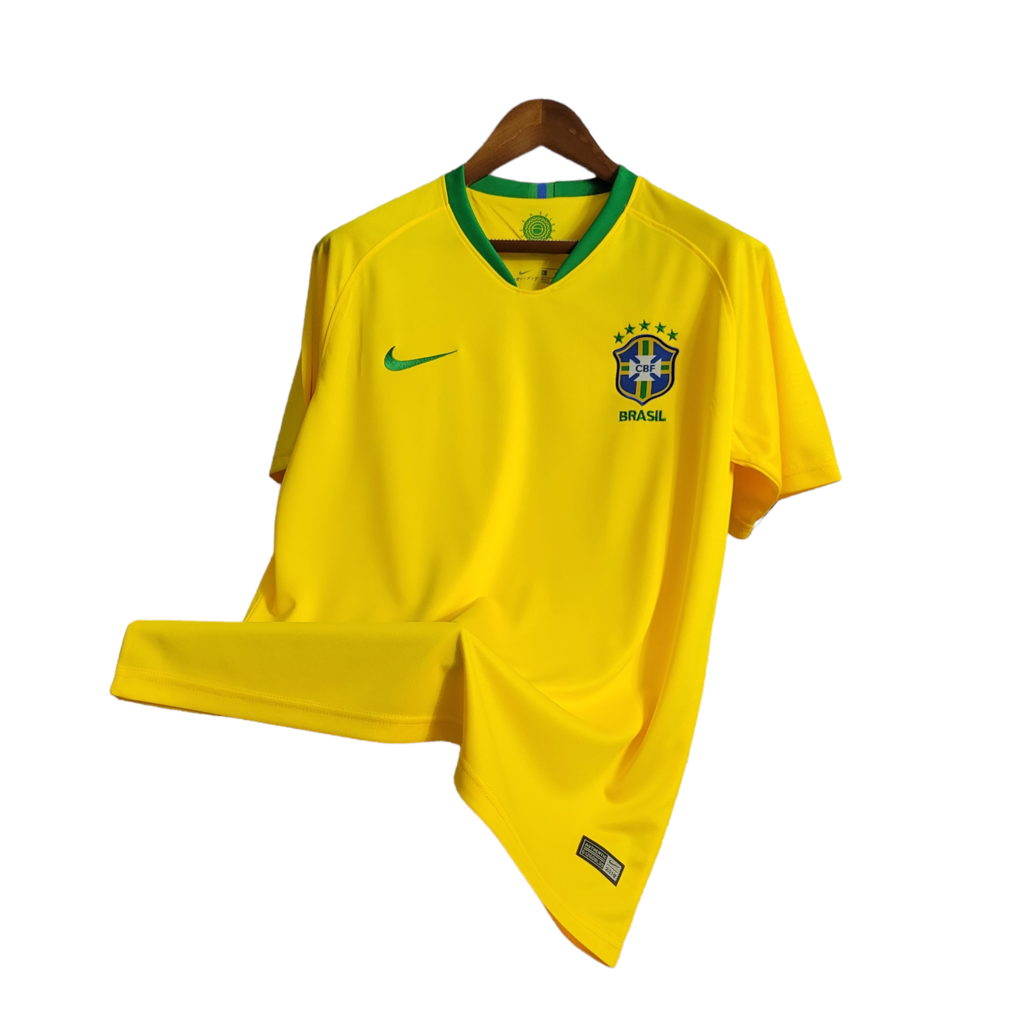 Camisa Brasil Titular 18/19 - Torcedor - Central das Camisas
