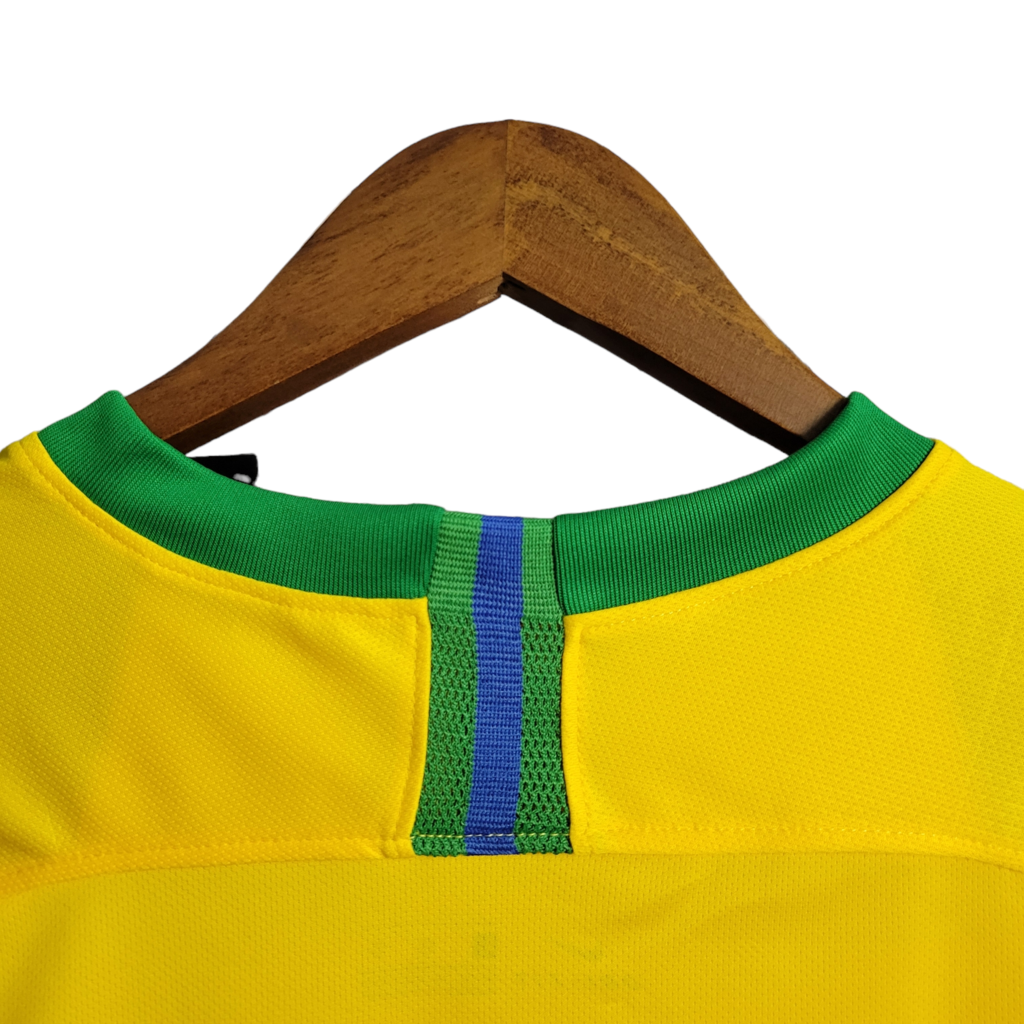 Camisa Brasil Titular 18/19 - Torcedor - Central das Camisas