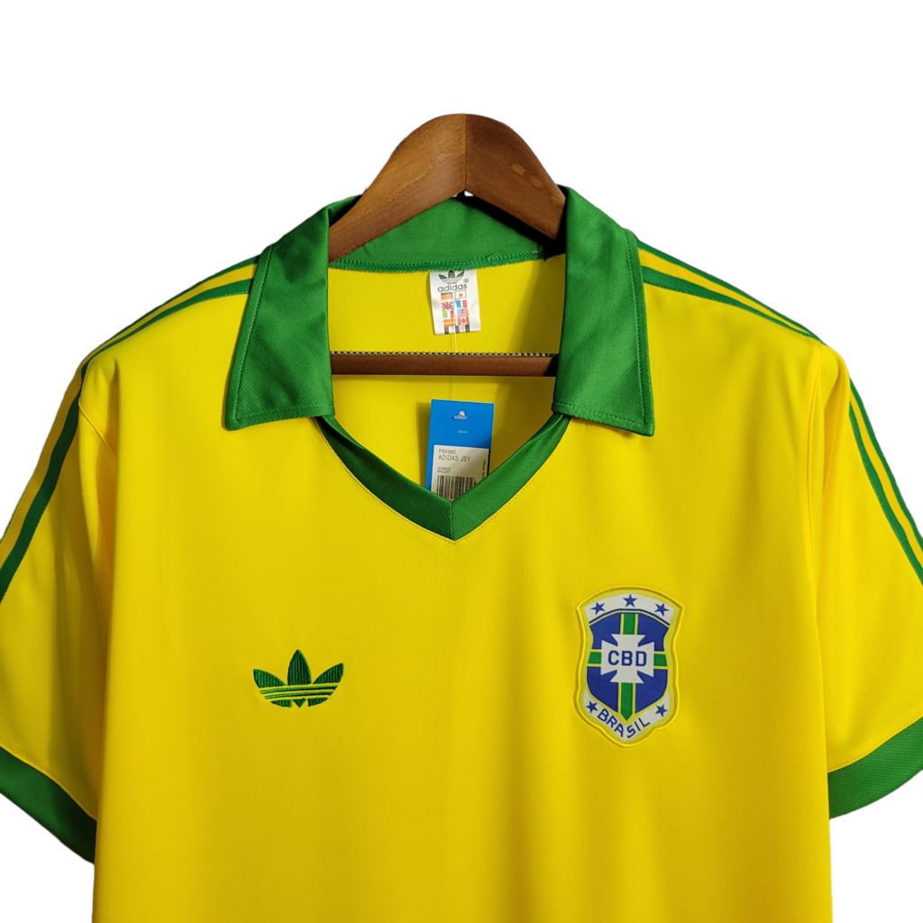 Camisa Brasil Titular 1979 - Retrô - Central das Camisas