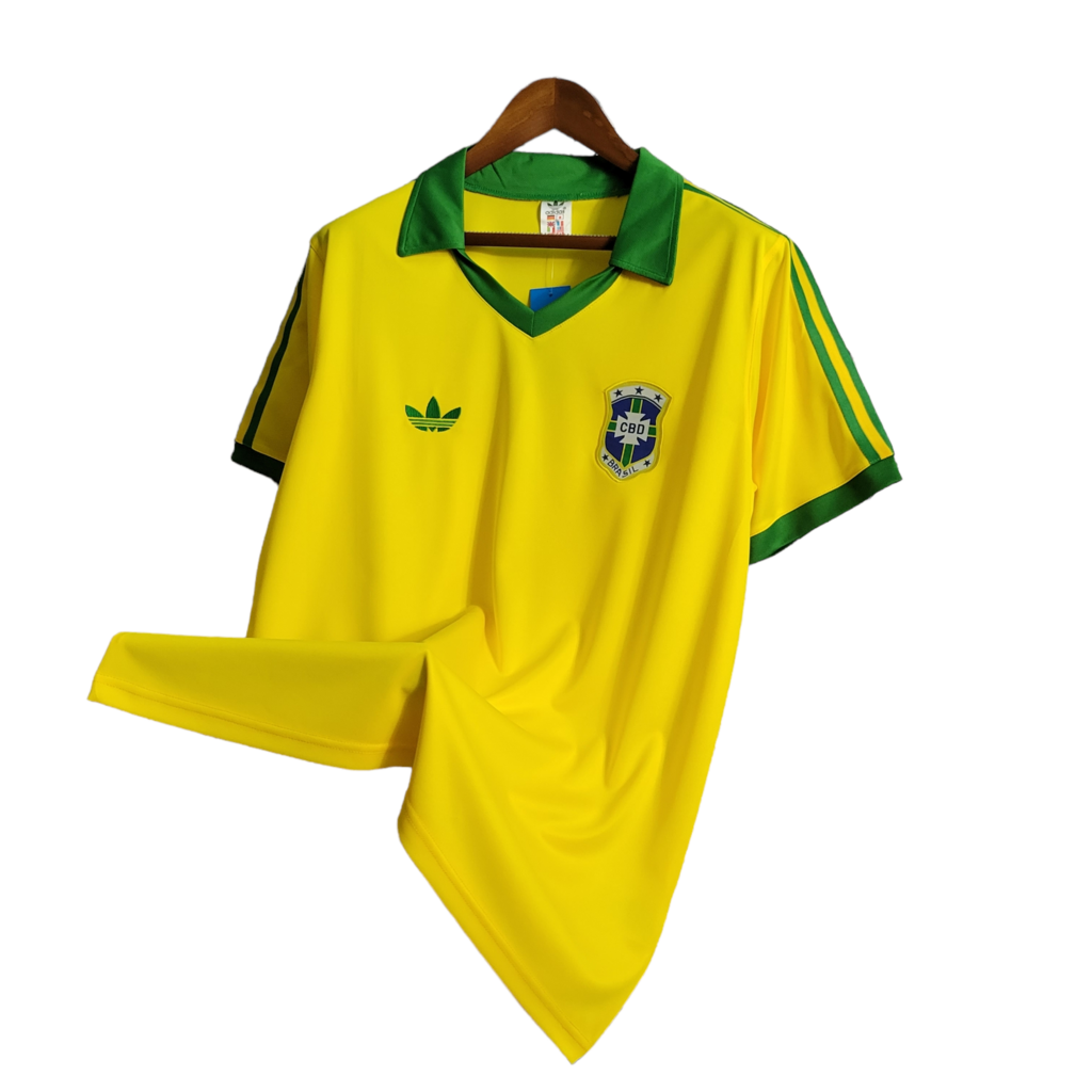 Camisa Brasil Titular 1979 - Retrô - Central das Camisas