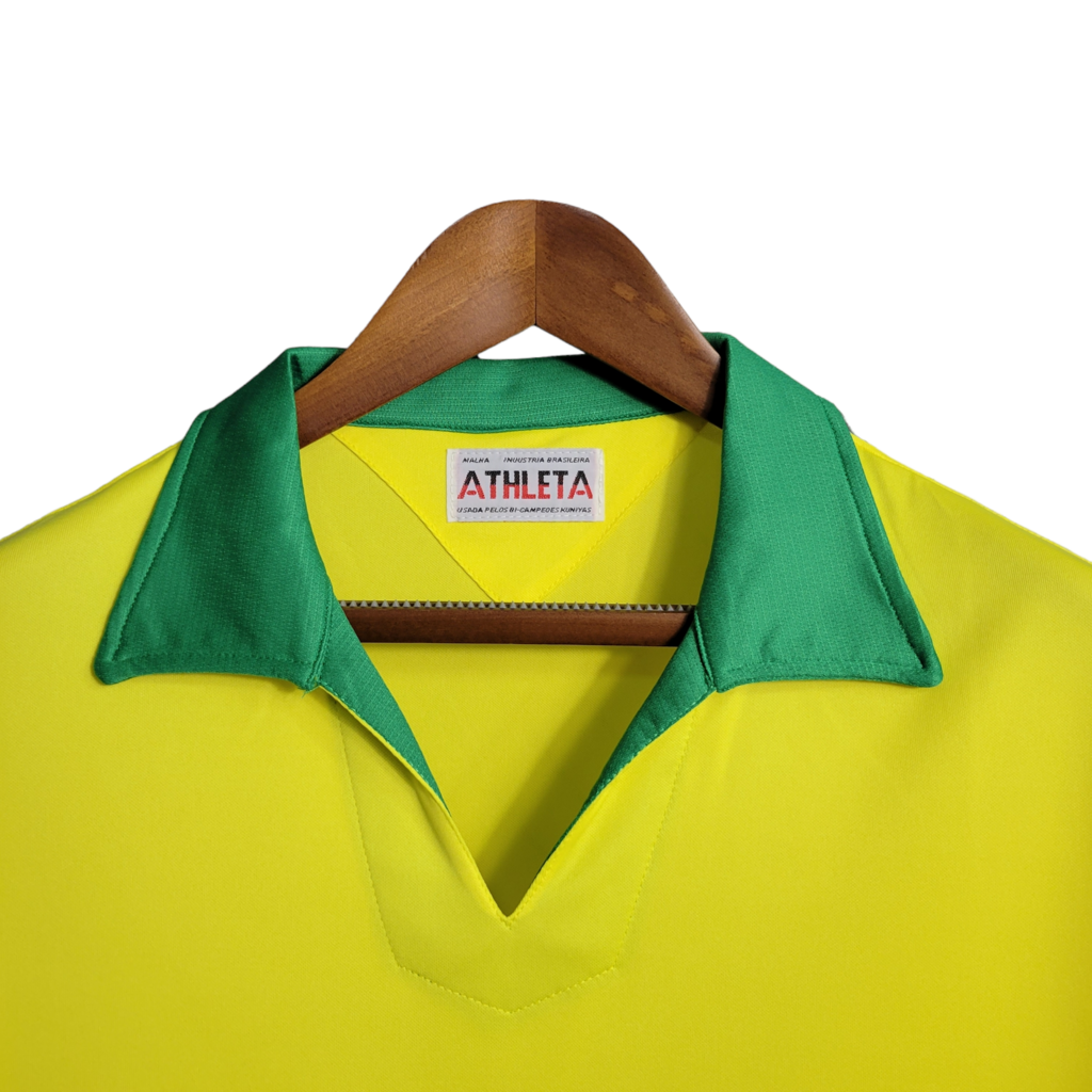 Camisa Brasil Titular 1958 - Retrô - Central das Camisas
